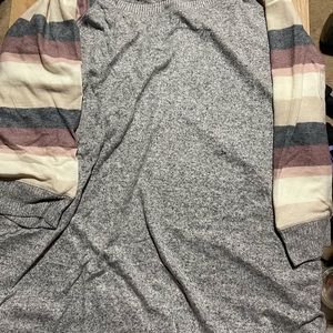 Plus Size Wayside Solid Waffle Cowl Neck Top 3XL